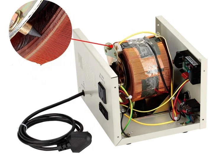 Однофазный Электрический регулятор напряжения контактного типа STG 500 Вт Variac 220 В