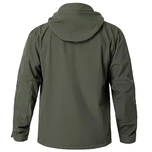 Breathable mens softshell jacket and Thin Canvas Fabric Plus Size tactical jacket for men winter