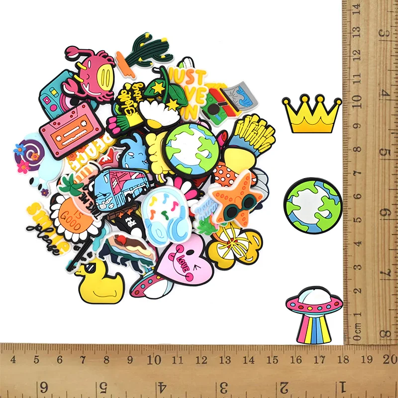 Wholesale Shoe Decoration Charms Cute Custom Pvc Designer Shoe Charms Christmas Charms For Clog Sandal Shoe Decoration