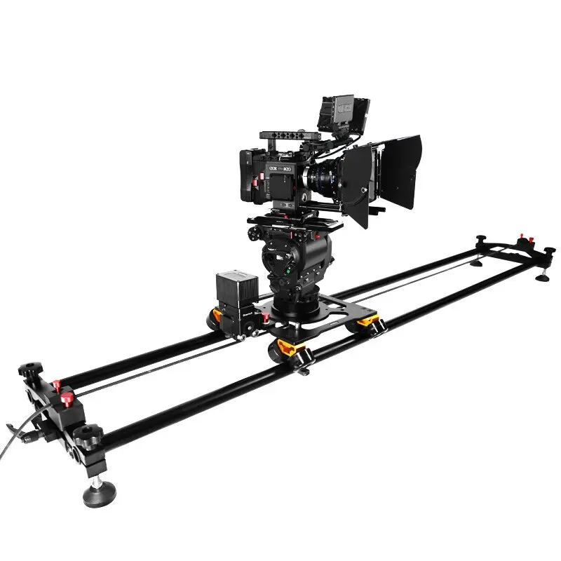 110 Lbs / 50kg Payload Adjustable Length Motorized Track Dolly Camera Slider