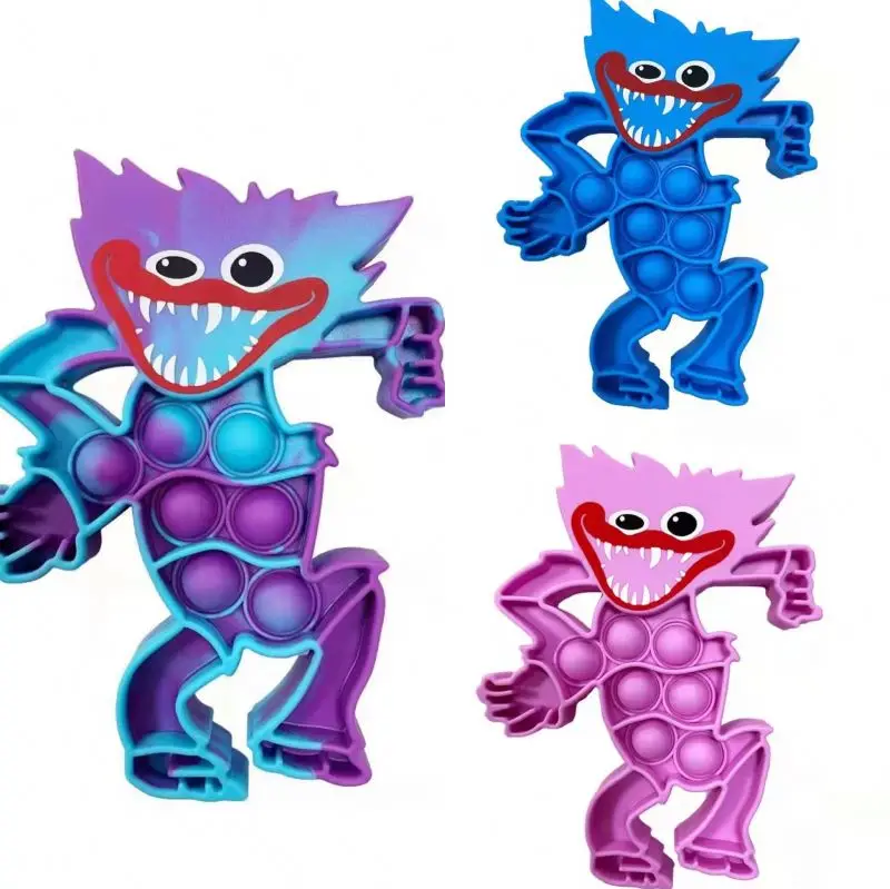 poppy playtime toy fidget pop itting push game toys bubble silicone sensory horror for wuggy new bubbles stress kids doll plush