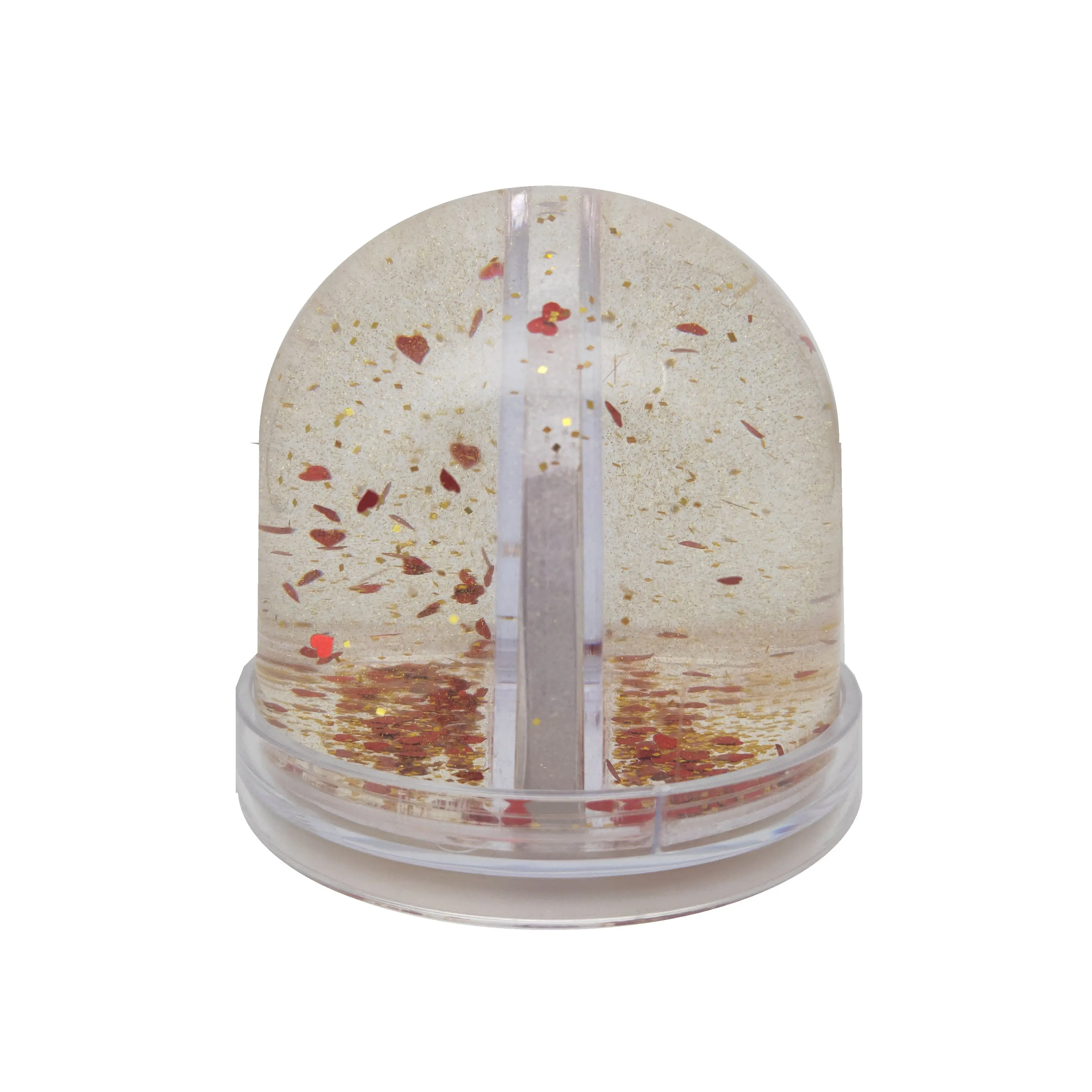 Children Art Class Favors 8.5*9cm Plastic Diy Empty Snow Dome Globes Kit