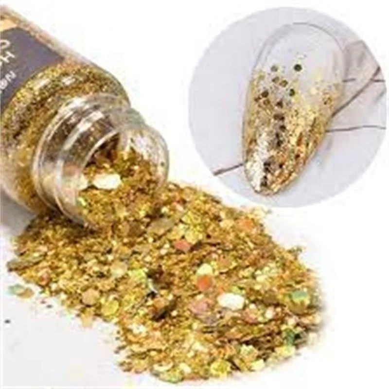2021 NEW Holographic Sparkles  Cosmetic Glitter for Eyeshadow Makeup  Festival Parties Face Painting Nail Art Resin