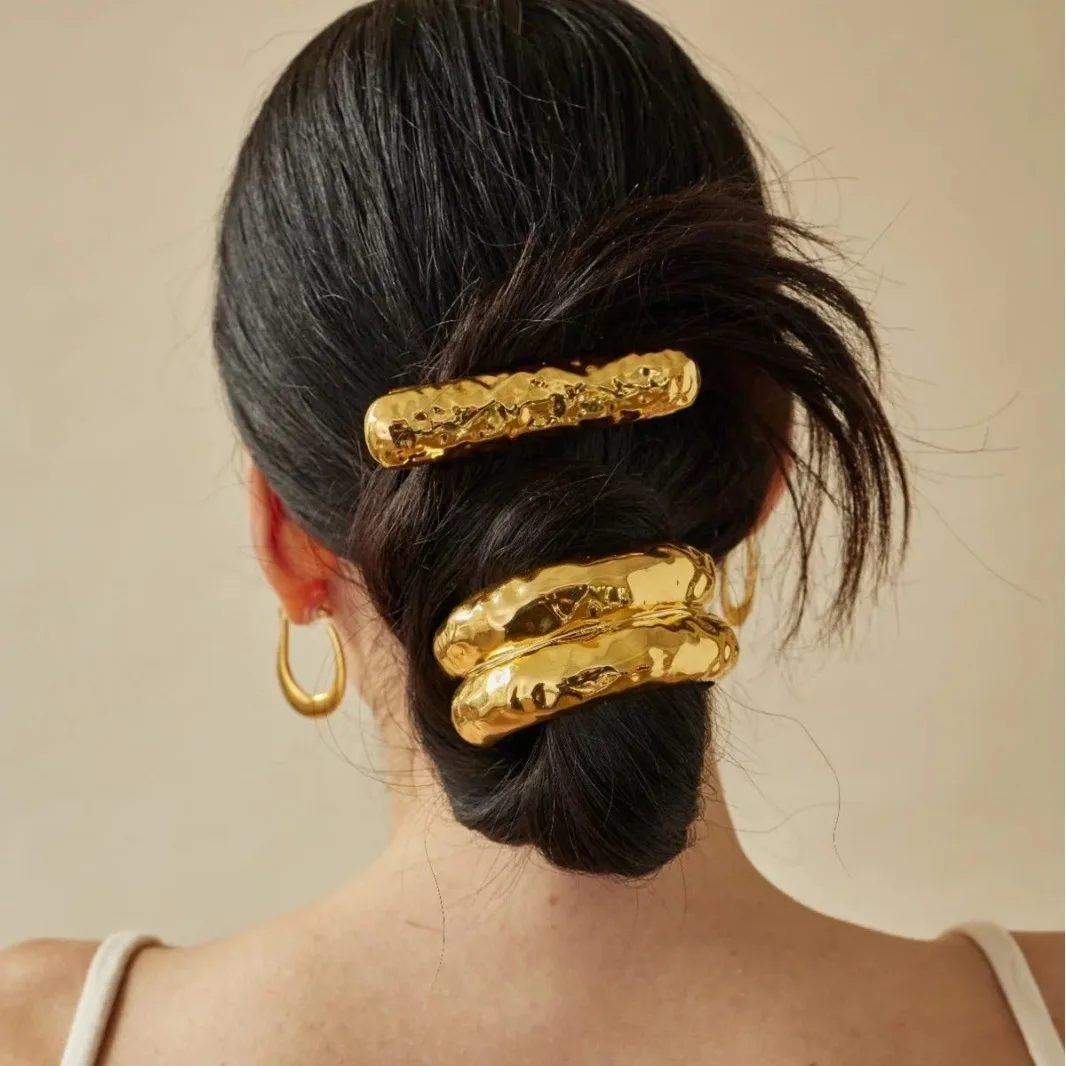 DAIHE High Quality Fashion Hair Accessories Metal Hair Clip Elastic Hairband For Women