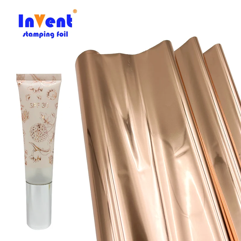 Wholesale China Wholesale Printed Aluminium Foil Gold Hot Stamping Foil For Cosmetics PP/PVC Plastic