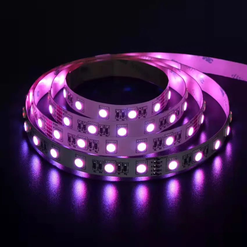 Wholesale Colorful RGB Cuttable RGBW LED Strip Light IP65 IP67 IP20 Rated with Copper Body Remote Control Switch Mode