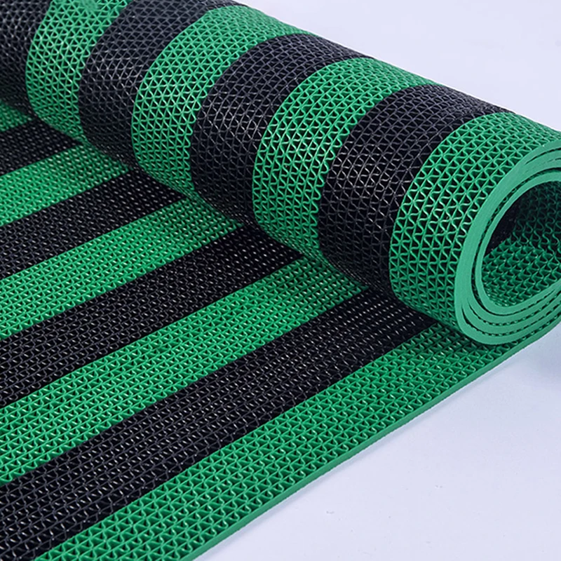 Фабрика происхождения хорошего качества двухцветный ПВХ S Коврик противоскользящий для бассейна пластиковый коврик