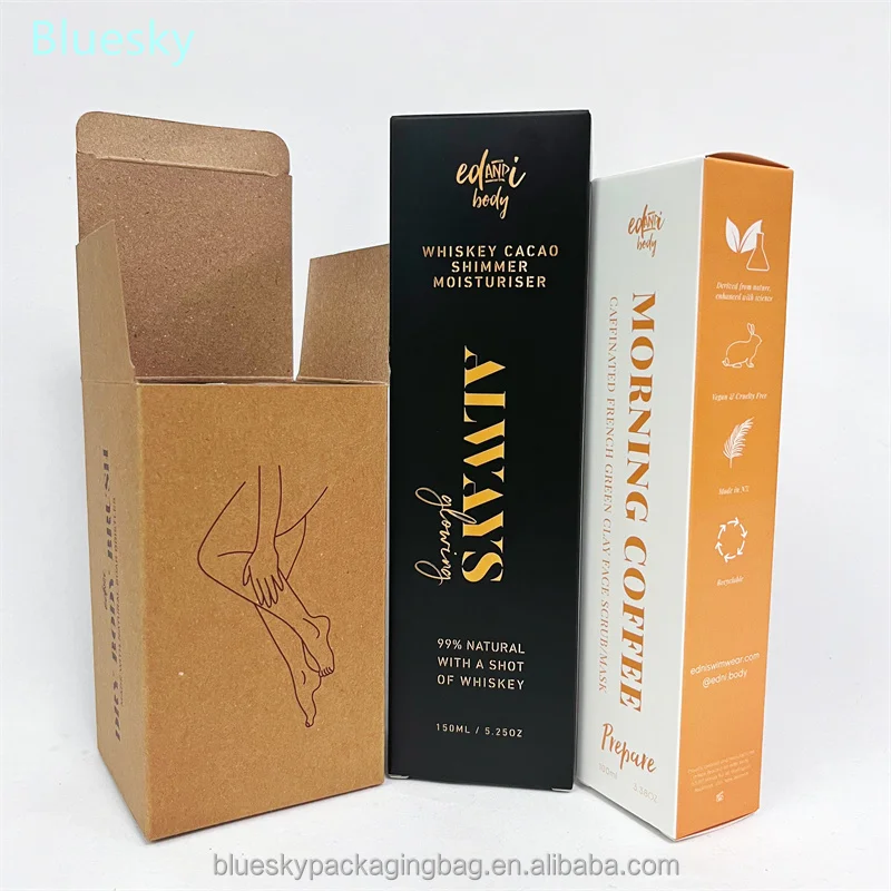 Оптовая продажа коробка для личной гигиены упаковка из художественной бумаги с логотипом на заказ зубной пасты косметики крема лица