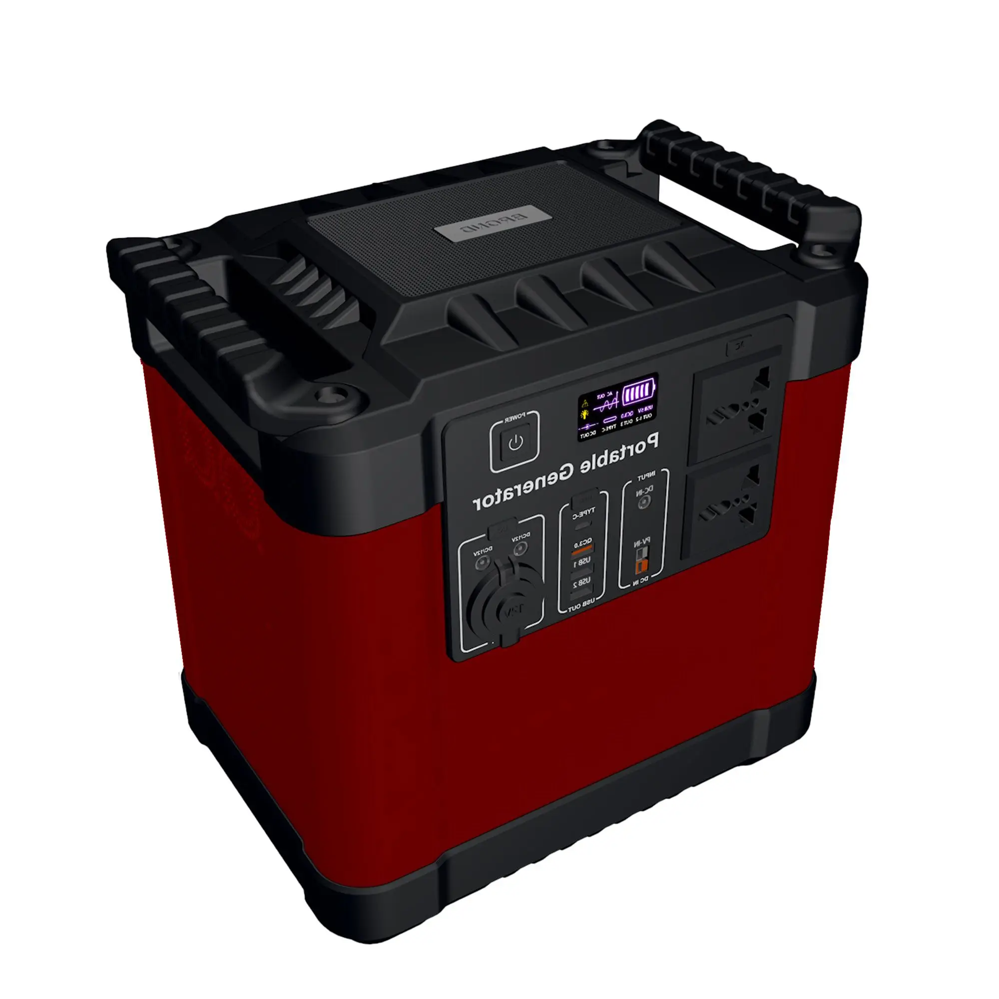 
The newly designed portable power station 2000W solar power system for home 