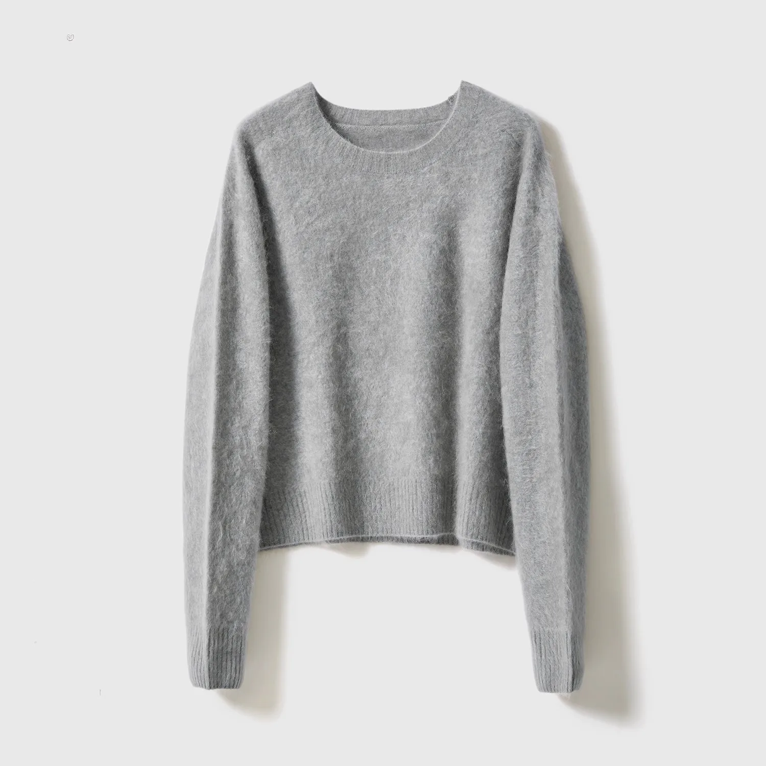 2024 New KYT Knitting cashmere fluffy fuzzy alpaca sweater for winter.