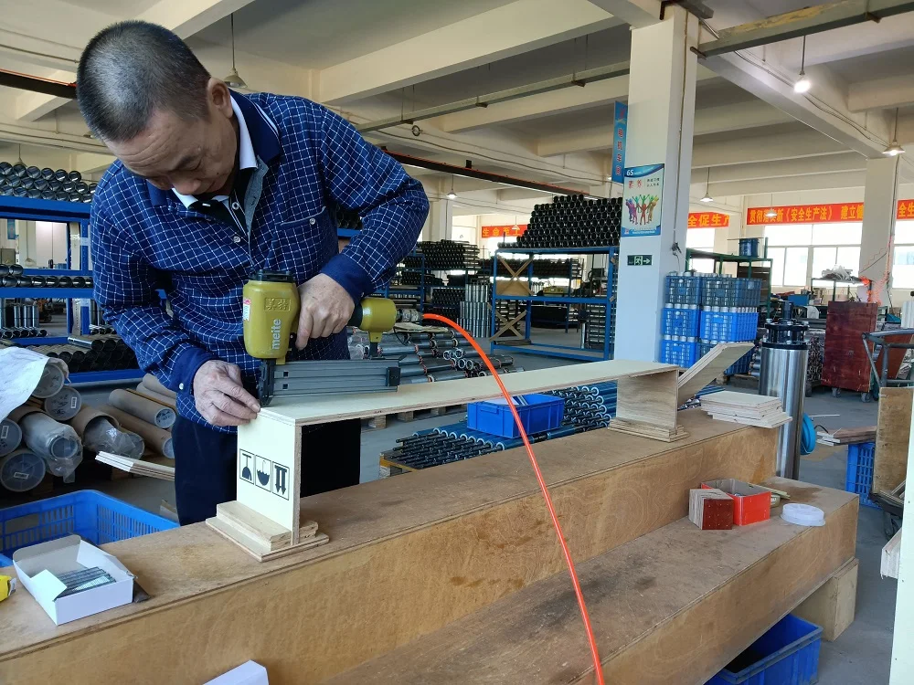 6 Inches Electric Water Fountain Pumps 100m Head All Stainless Steel Industrial Submersible Deep Well Water Motor