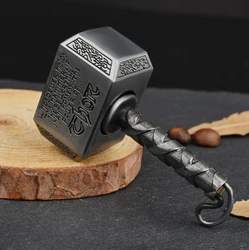 Metal Thor s Battle Hammer Fidget Spinner Toys Anti-Stress Anxiety Relief Hand Finger Spinner Key chain Fidget Toy