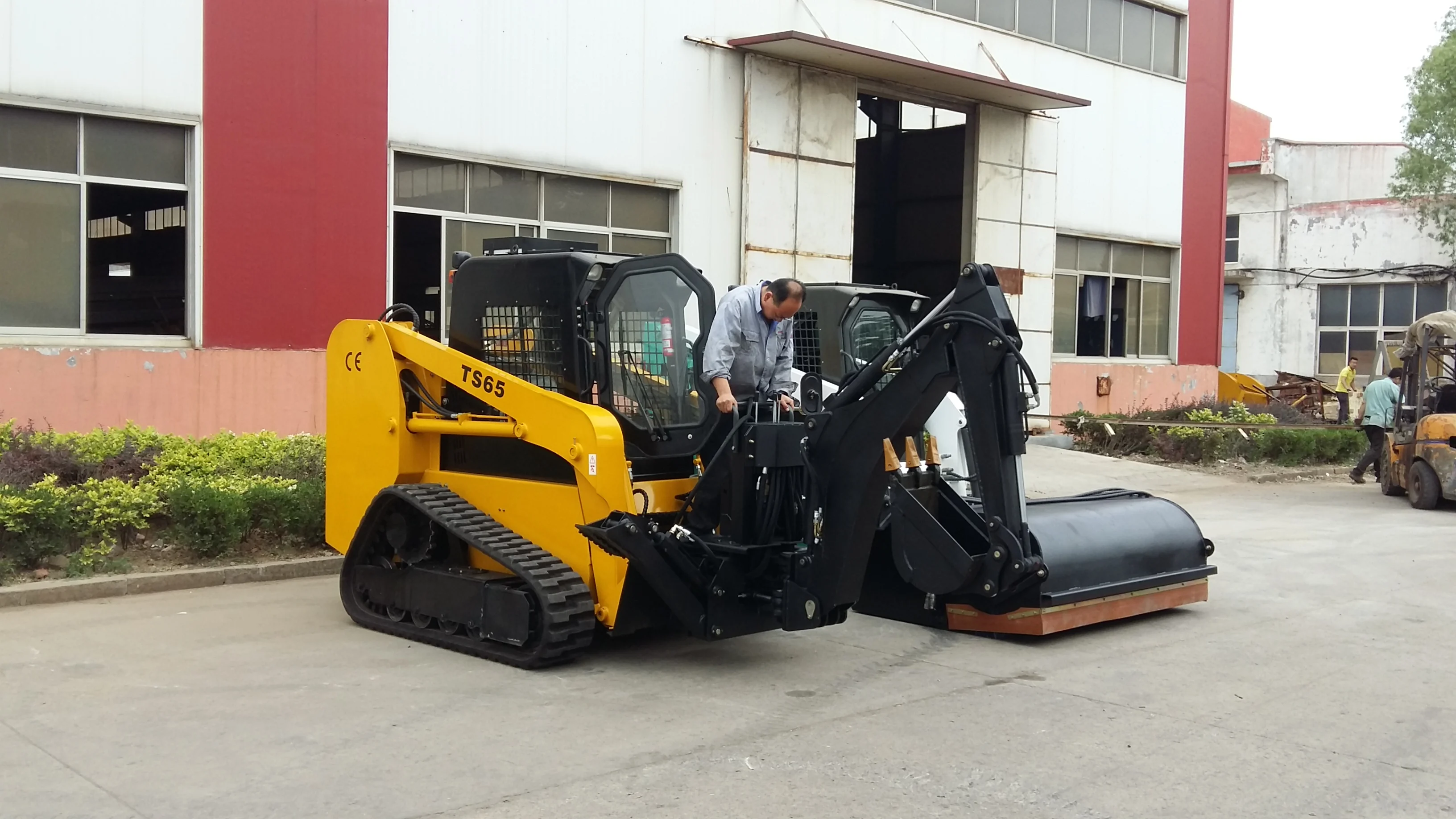 skid loader swing backhoe backhoe for skid loader  backhoe arm