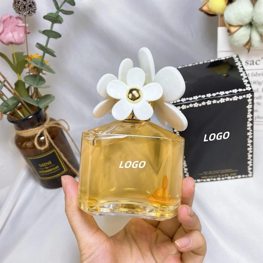 Original Brand Classic Eau de Toilette 100ML Unisex Sweet Lemon Fruit Perfume Yellow Daisy Fragrance for Daily Use for Ladies