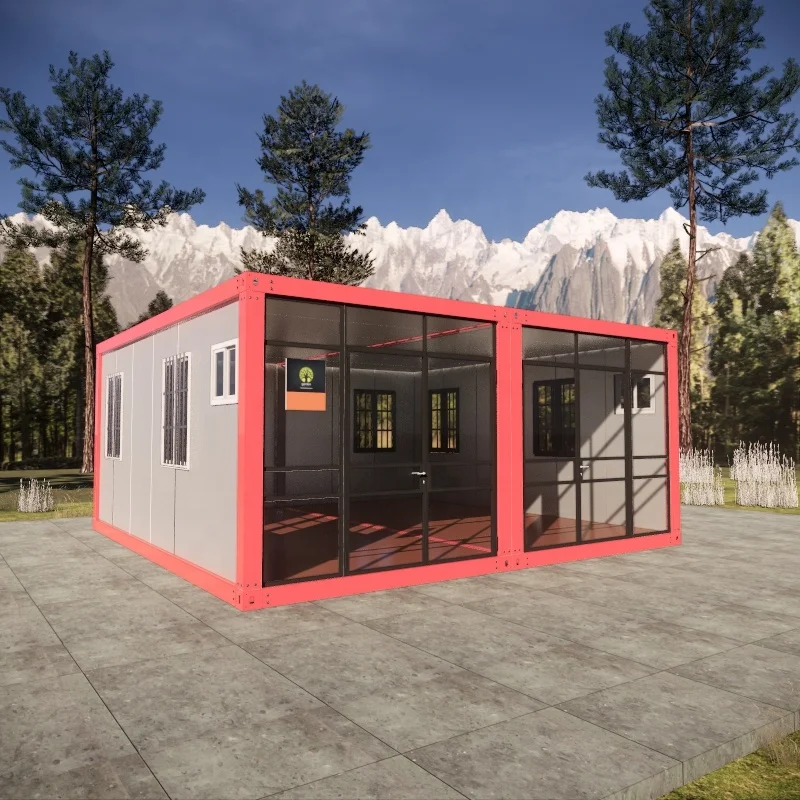 Professional manufacturer new design steel structure outdoor demountable house for restaurant