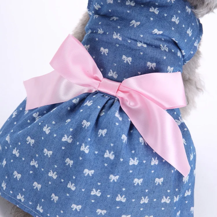 Ropa De Verano De Perro Dog Dress Luxury Pet Clothes Various Styles Custom Skirt Dog Pet Clothes Girl Dog Clothes