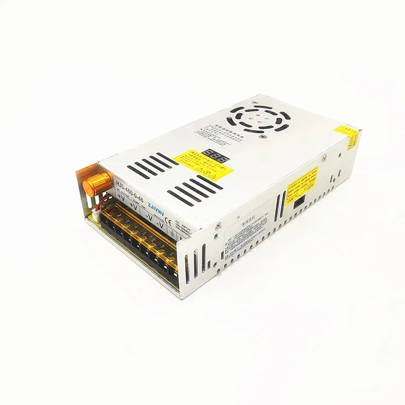 Оптовая продажа 480W 80V цифровой импульсный источник питания светодиодного табло регулируемым напряжением 0-80V 6A ток на входе: 110/220vac выбирается переключателем HJS-480-0-80