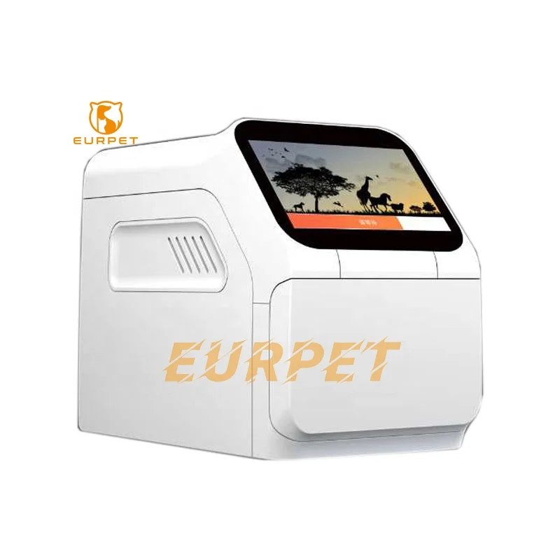 EURPET Fully automatic vet blood analyzer for clinic vet bio chemistry analyzer for animal lab pet chemistry analyzer