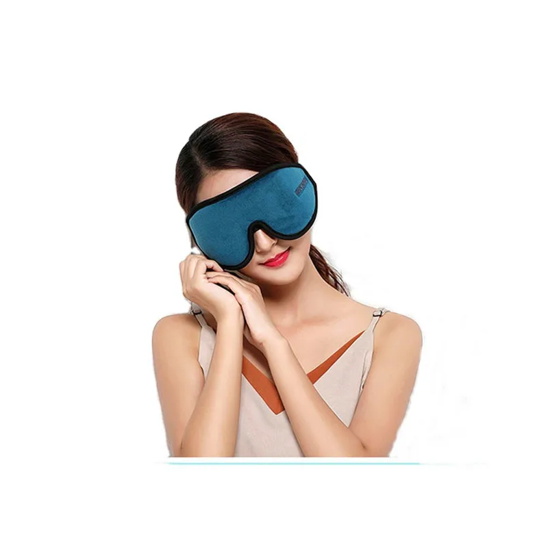 OEM Memory Foam Blindfold Travel Sleep Mask 3D Night Face Mask Based