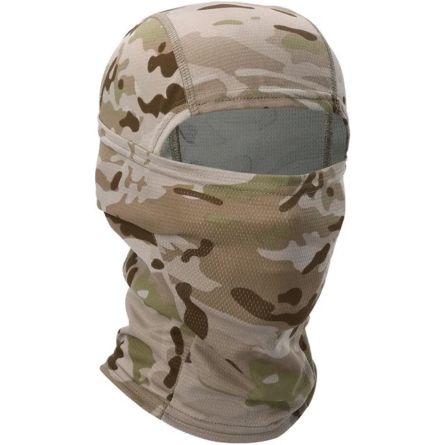 Wholesale Custom Logo Face Mask Camo Printed Face Cover  Tactical 1 Hole Balaclava  Ski Mask