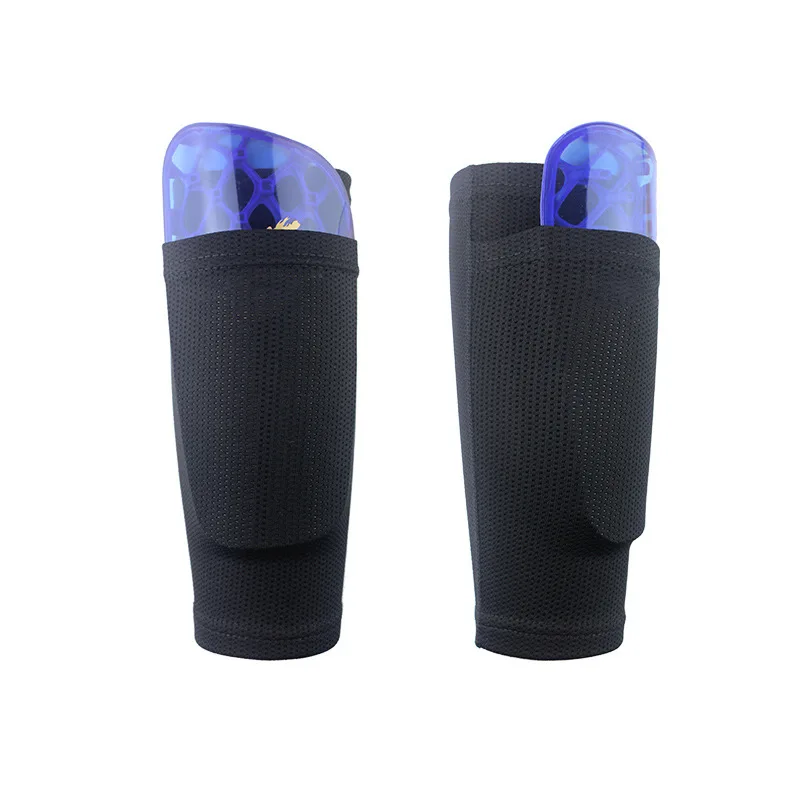 Nylon Pocket Shin Guard Sleeves Calf Compression Socks for Soccer Football Sports Shin Pad Socks