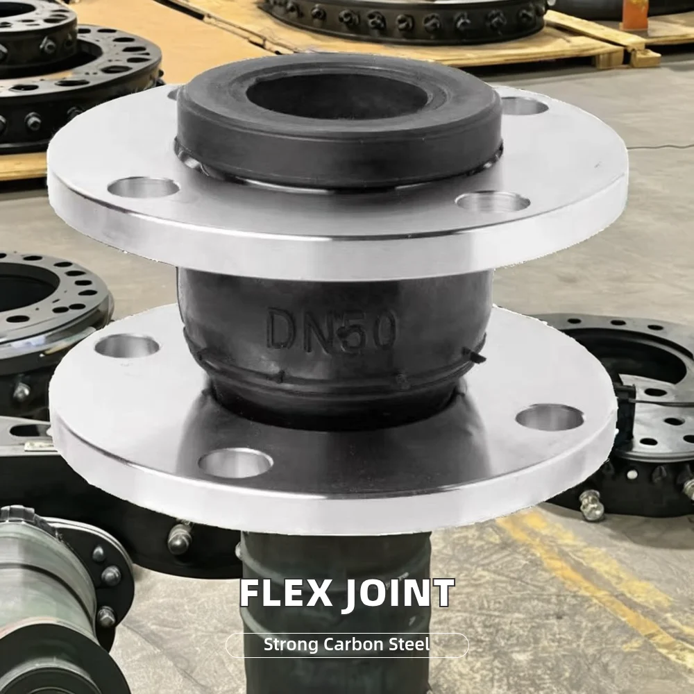 Sanitary Use Stainless Steel Flanged Flexible Rubber Expansion Joint