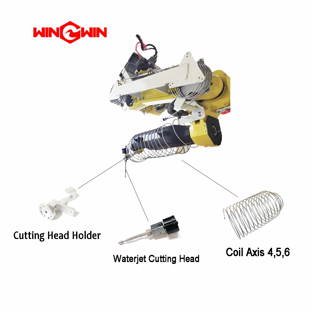 Waterjet Cutter Robot Spare Parts HP Filter Element Assy & Elbow 1/4 Coil Tube Waterjet Cutting Head