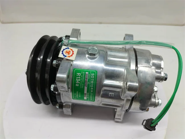 Auto AC Compressors SD7H15 R135A5 car air conditioner compressor For EXCAVATOR TRUCK 3119102557