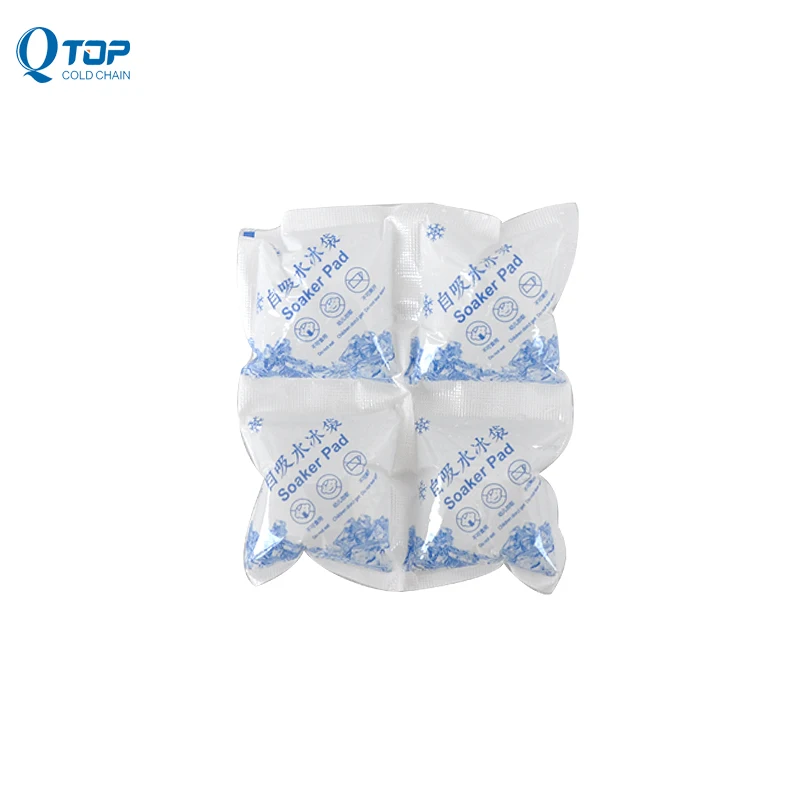 factory Safe Design OEM / ODM commercial food grade acrylic custom logo ice gel ice pack for food shipping