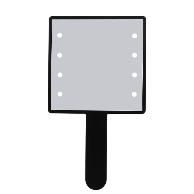 New Design Mini Pocket Hand Held Mirror LED Private Label Makeup Mirror