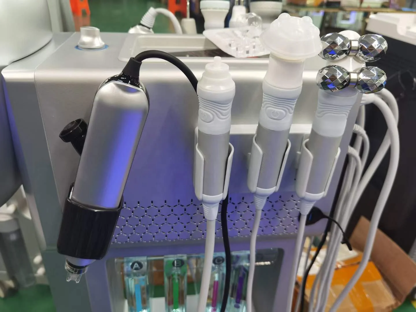 SY-HY14-9 9 In 1 Aqua Facial Machine Oxygen Jet Peel Deep Clean Skin Scrubber Whiten Moisturizing Hydra facial machine 2023