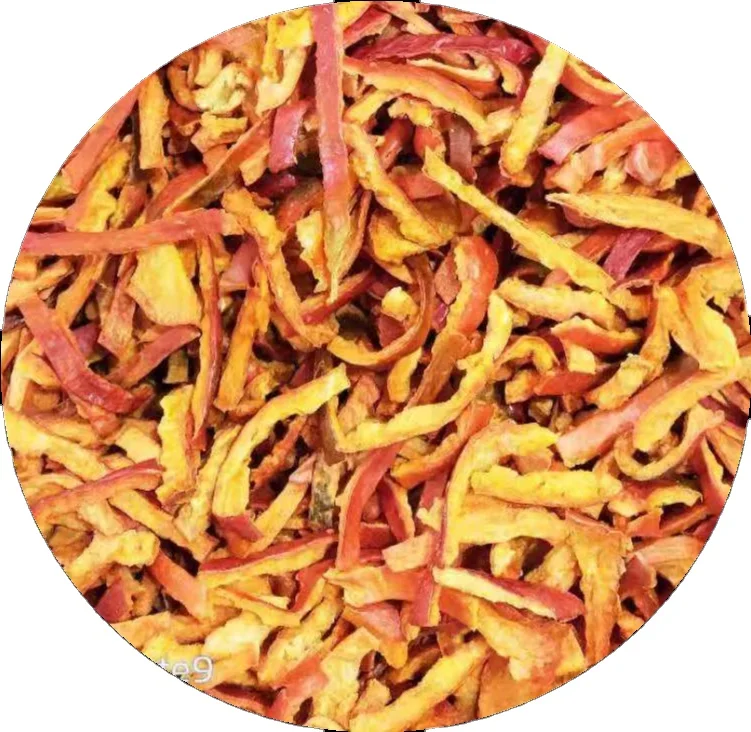 Natural Dried Green vegetables Freeze Dried Bell Pepper Chips Dice China Supplier