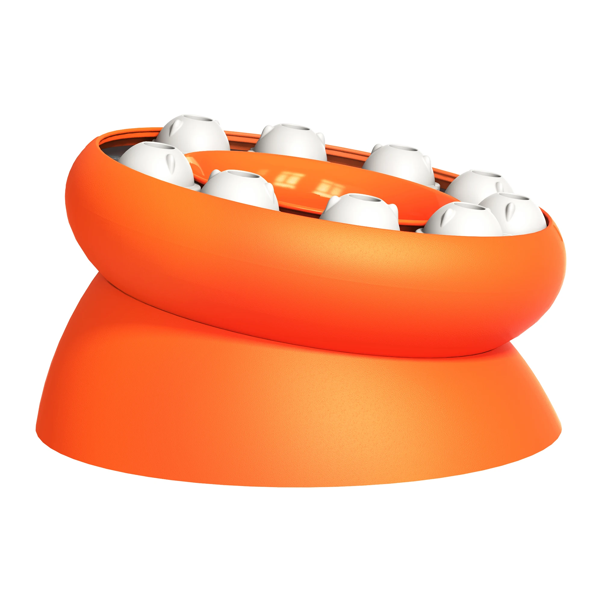2024 New Arrival Pet Educational Toys Interactive Spinning Cat Food Ball Toy Leaky Plastic Design for Fun Pet Gift