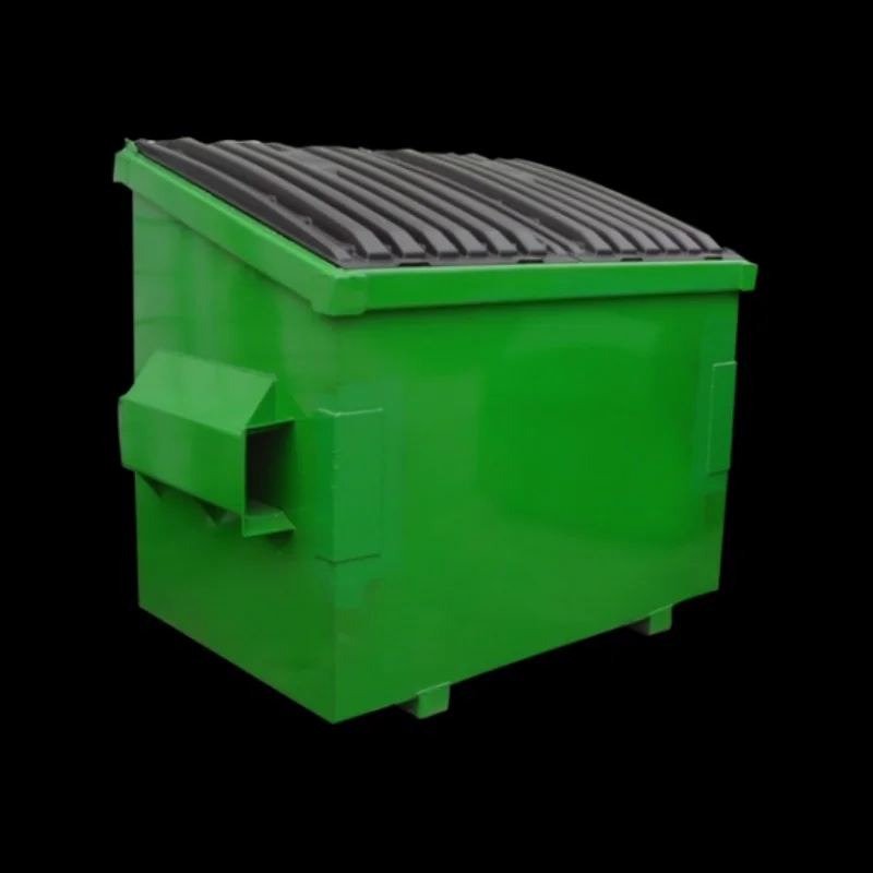 New Released Custom Design Metal Plastic Cover Dumpster Wheel Caster Available Big Container