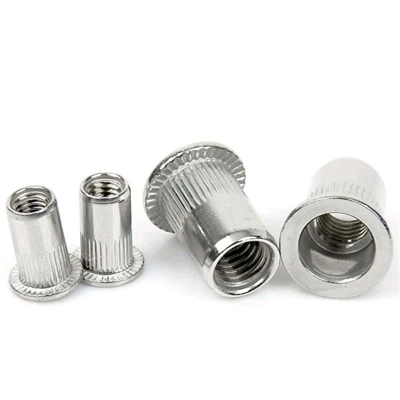 Stainless steel and carbon steel blind rivet nut