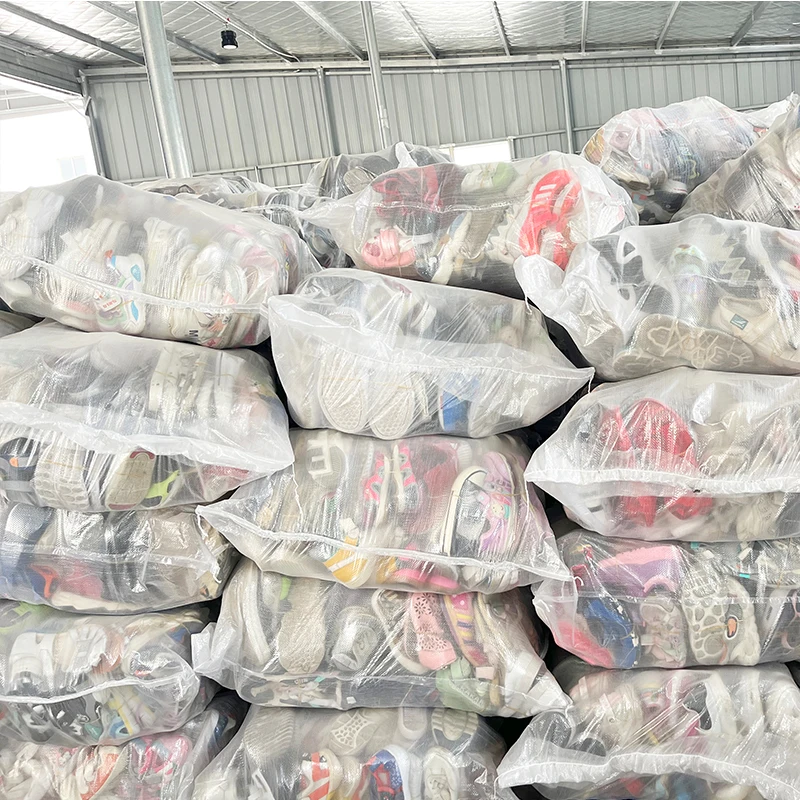 wholesale summer used sandals for women second hands shoes stock cheaper price low kgs door to door mixed bales in box