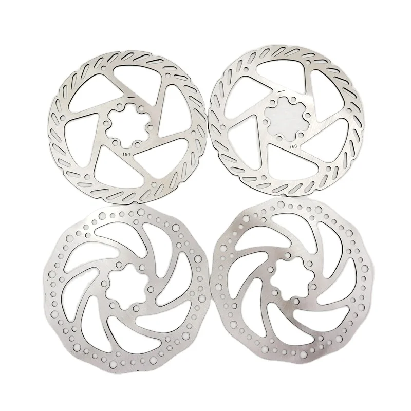 MTB Disc Brake Bike Alloy Mechanical Disc Brake rotor 160MM Calipers Clip Rotor Set Front Rear Mountain Bicycle Parts