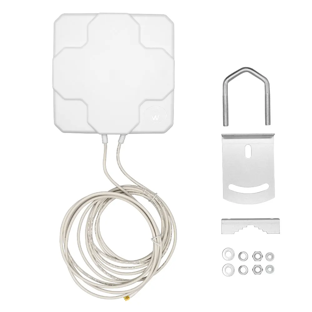 New Items Outdoor 4G High Gain Panel Antennas 4G LTE Outdoor MIMO Panel 18dbi 698-2690MHz Directional External Antenna