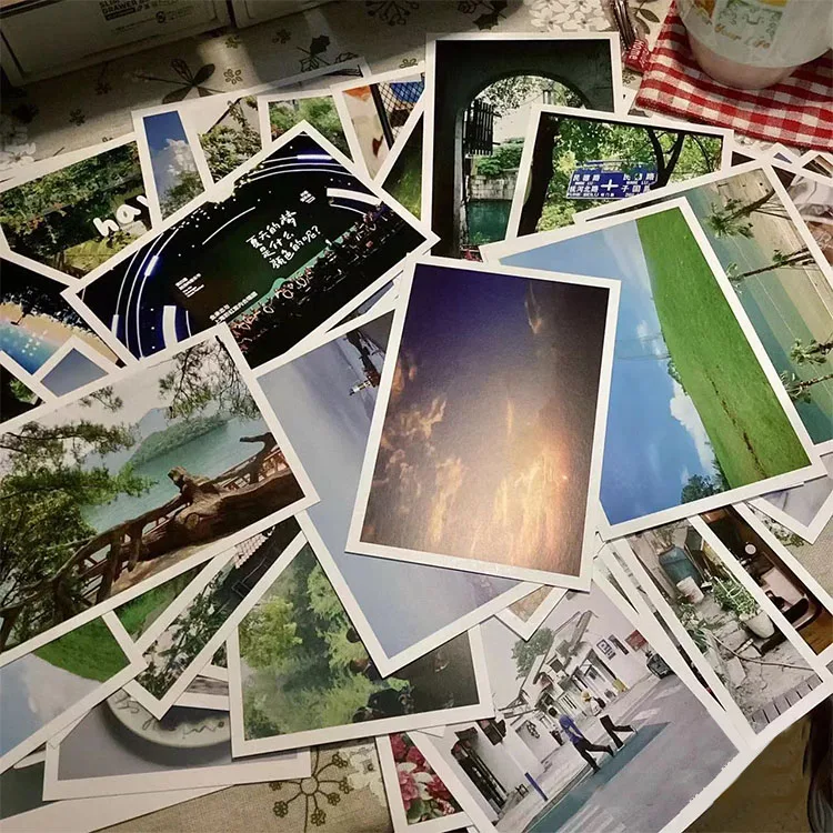 Factory Wholesale High Quality Custom Postcard Printing With Logo  For Mailing