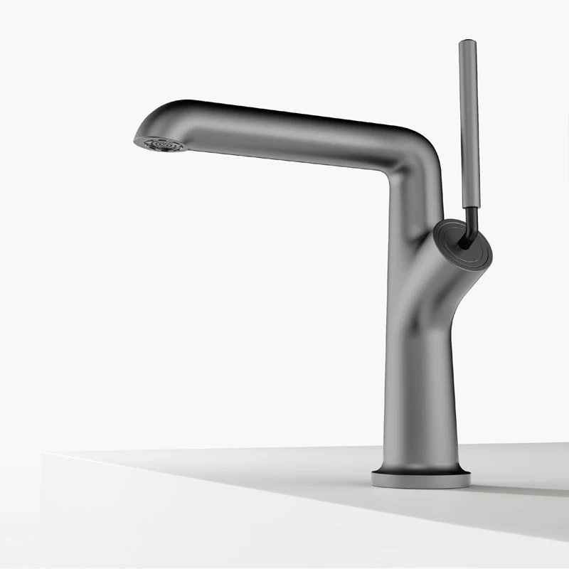 DQOK popular Contemporary bathroom exquisite art design brass wash basin faucet