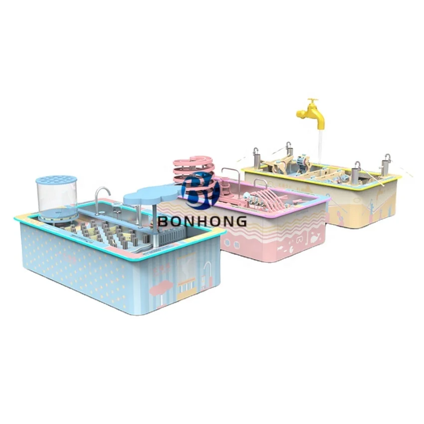 Bonhong Hottest Sale Water and Sand Play Games Table Indoor Outdoor Playground Water Play Equipment  For Children