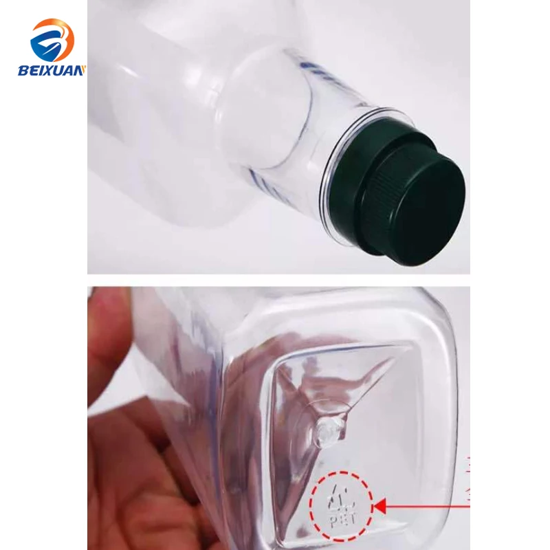 250ml 500ml 750ml 1000ml Camellia oil bottle PET plastic olive oil bottle for filling oil pot