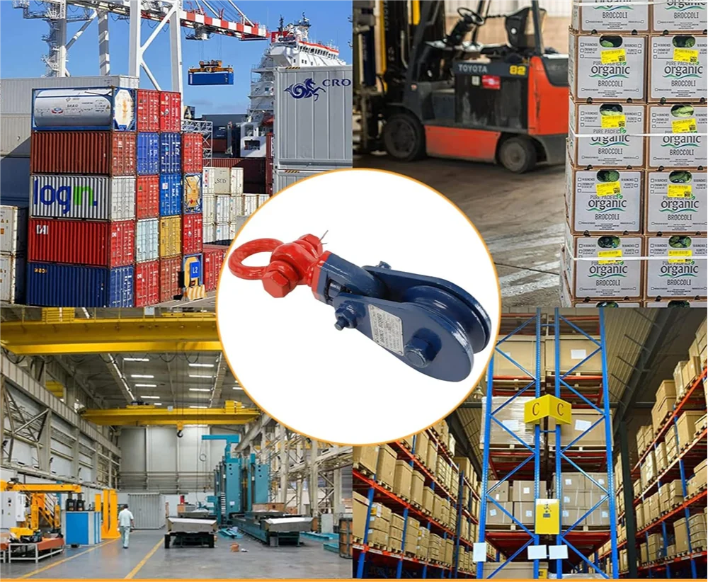 Maxplus H418 блок рывка шкива с крюком-скобой кабельный шкив