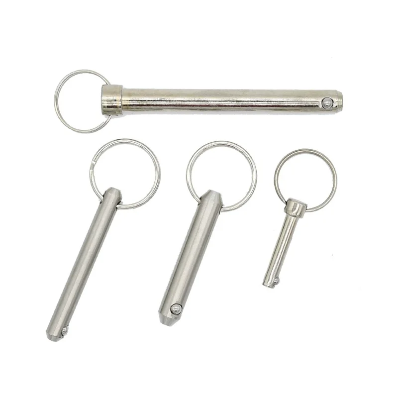 Release Quick Ball Lock Pin with Ring Quick Pin 5/16 X 1 3/4 Zinc Plated Quick Release