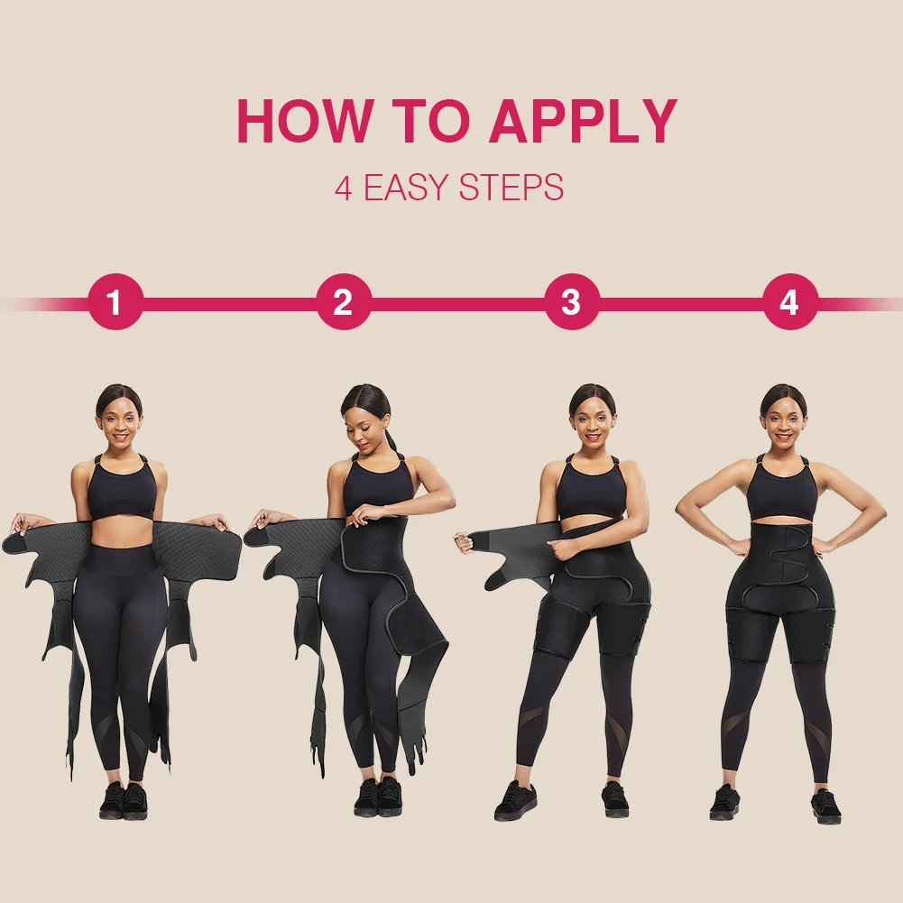 New Arrival Abdominal And Leg High Compression Waist Trainer Thigh Eraser Butt Lifter