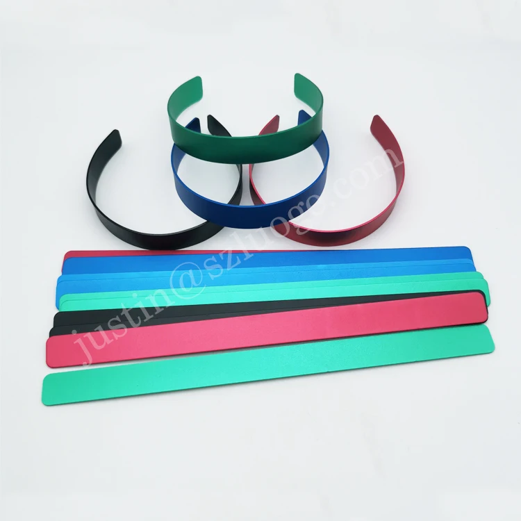 custom blank anodized metal aluminium bracelet wholesale men metal bracelet