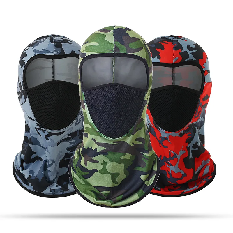 HZM-60743 Winter Balaclava Ski Face Mask UV Protector Breathable Long Neck Cover for Outdoor Ski Activities