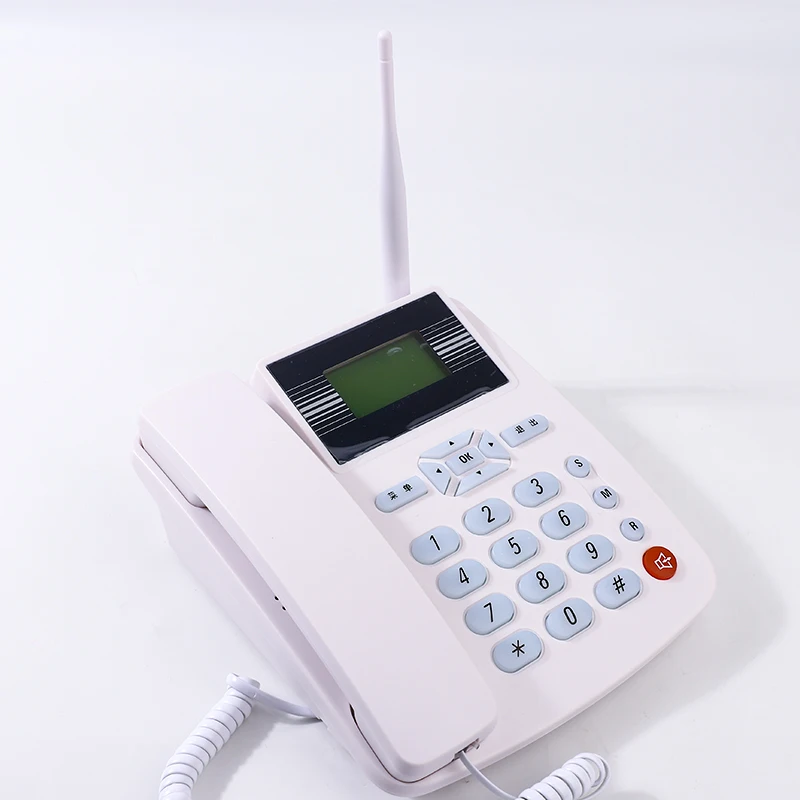 Top quality lte volte smart desktop office phone voip gateway sim card landline telephones cordless telephones