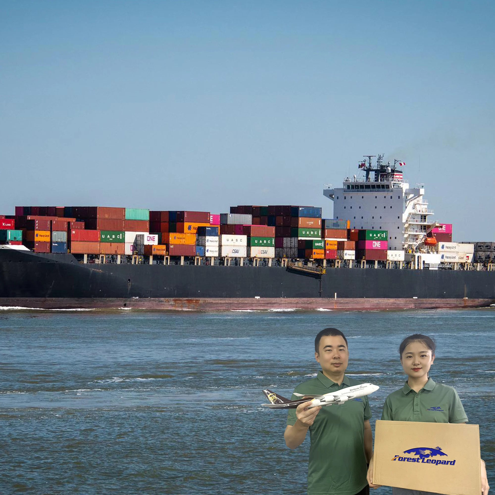Dhl Logistics Company FBA Shipping Sea Freight Rates Qinghuangdao To America