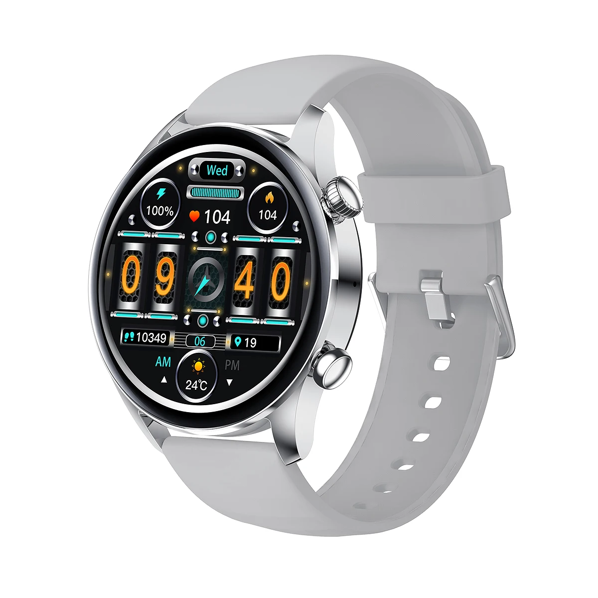 1.43 Inch Amoled Reloj Fitness Smart 2022 Man Watch IP68 Waterproof Spo2 Heart Rate Monitor Smartwatch